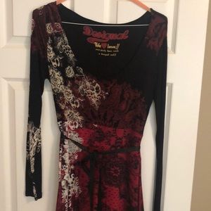 Desigual long sleeve dress